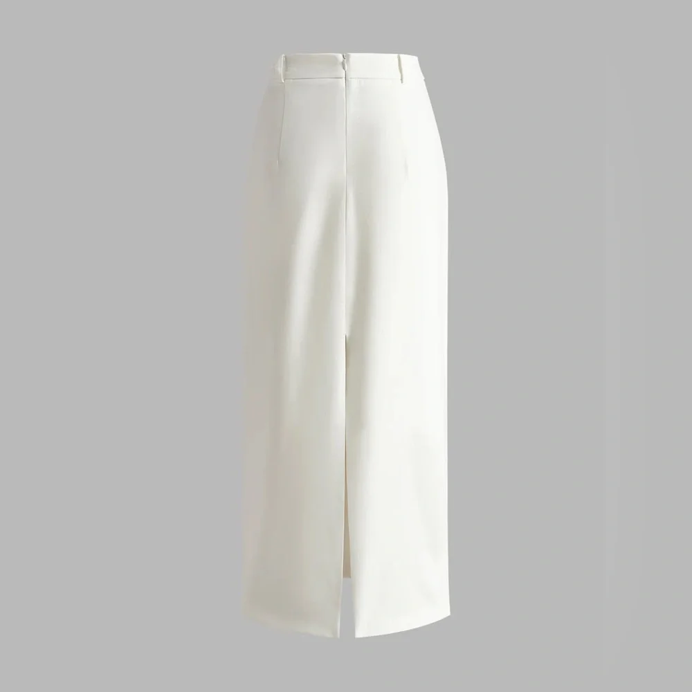 Commense Cream Maxi Skirt - Picture 2 of 2